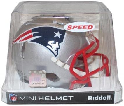 Curtis Martin potpisao New England Patriots Speed Mini šlem HOF PSA 37030-autograme NFL Mini šlemovi