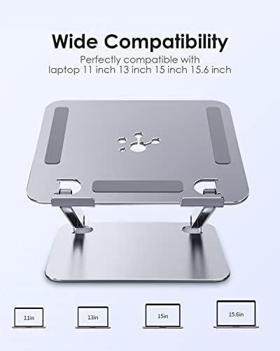 Leđivačko-laptop Notebook stalak Ergonomska podesiva visina prenosni postolje usporava sa Macbook Air Pro