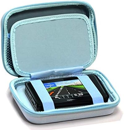 Navitech svijetlo plava tvrda GPS torbica kompatibilna sa Garmin Nuvi 2599lmt-d Sat Nav 5