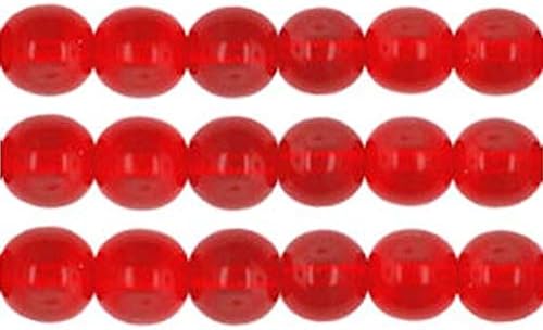 Crvene okrugle staklene perle, veličine 8mm, 6mm i 4mm. nije farbano ili premazano, dobro se slaže sa perlicama