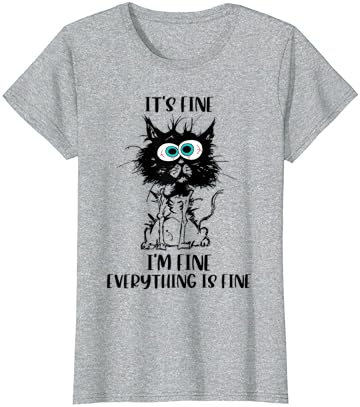 Sve je u redu. sve je u redu. majice ljubitelja mačaka.