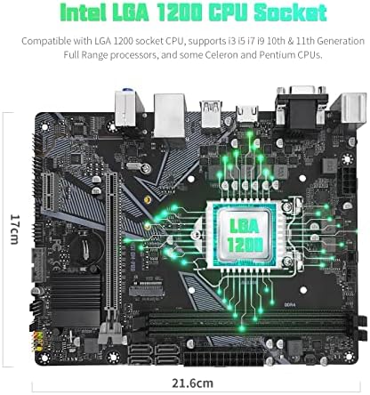 SHANGZHAOYUAN H510M PRO matična ploča LGA 1200 Podrška 10. i 11. procesora serije Gen serije