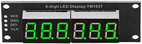 LED modul za prikaz sata, LED digitalna cijev za prikaz 5V zeleno svjetlo 6 bita za ukras