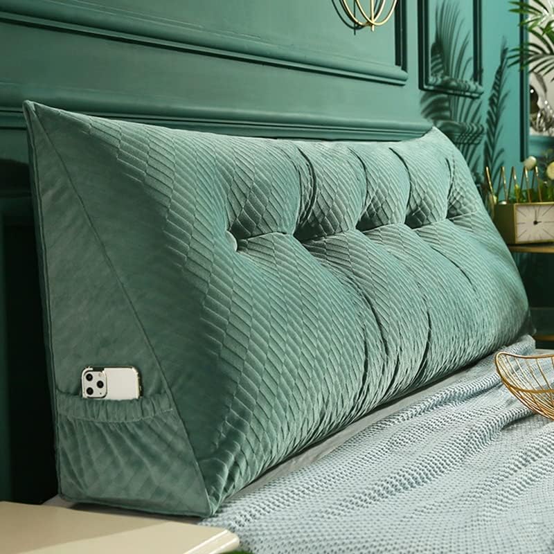 Eebi nordijski krajnji trokutastog trokutastog kreveta jastuk Comfort Velvet kauč kauč natrag za kauč za