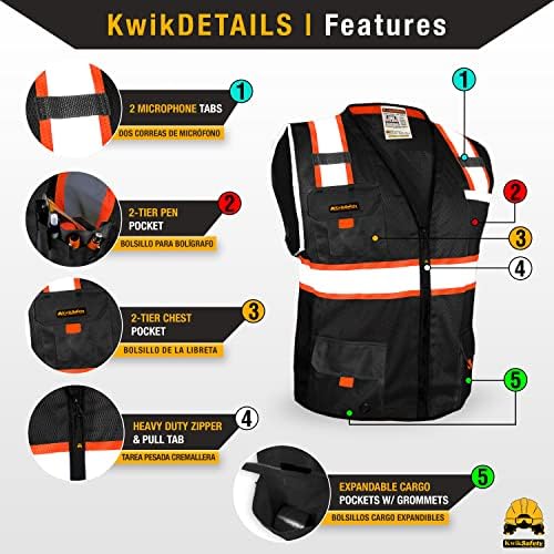 KwikSafety-Charlotte, NC-BIG KAHUNA sigurnosni prsluk | baza & amp; ograničeno izdanje digitalni dizajn