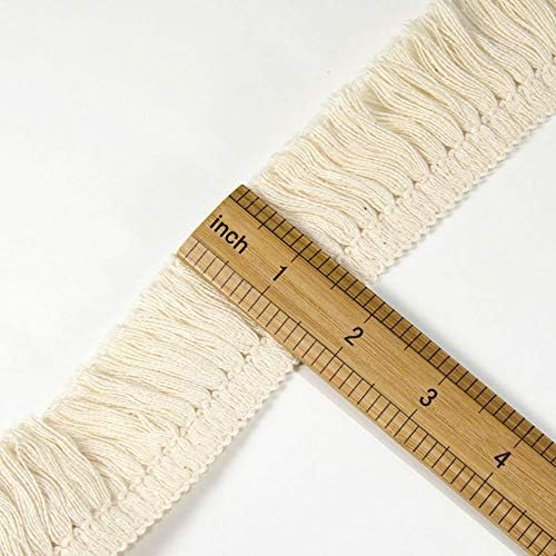 VU100 pamučna čipka traka za resere nareza široki 1,75 inča, čipka, čipka tkanina od 6 metara, zamotavanje
