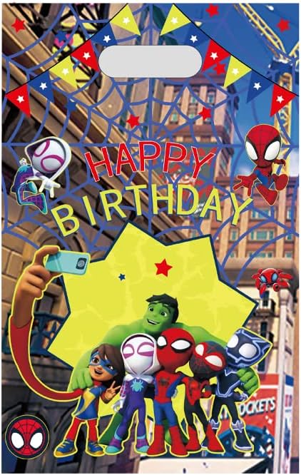 30 kom Spider Party Favority, paukovi i njegovi prijatelji za rođendanske torbe za superheroj tematski ukrasi