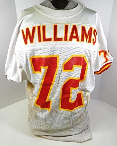 Kansas City Chiefs Sammy Williams 72 Igra Polovni bijeli dres 50 DP34368 - Neintred NFL igra rabljeni