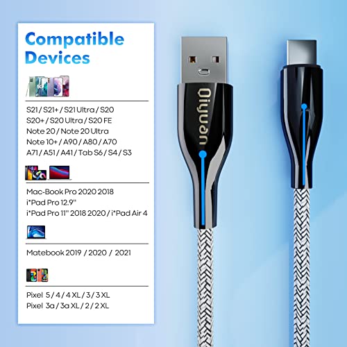 Novi najlon USB a do USB C punjač, ​​USB 2.0 TIP CAPL SAVET za Samsung Galaxy S10 S9 S8 S20 Plus A51 A12