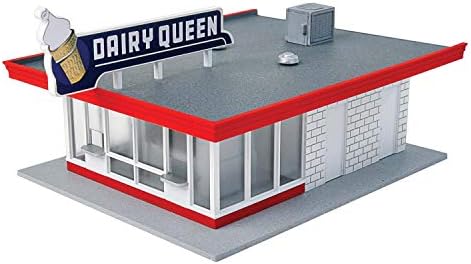 Walthers Cornerstone HO Scale Model Vintage Dairy Queen Kit, 5-1/16 x 3-1/2 x 2-3/8 12.8 x 6cm