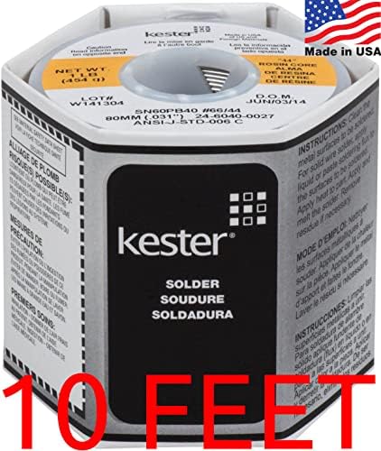 Originalni Kester Solder 60/40 .031 Rosin Core, 24-6040-0027 / 44, 10 stopa