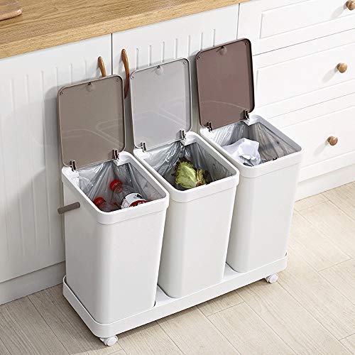 Allmro Mali smeće može sešiti i vlažno odvajanje smeće može dvostruko klasificirati bačve kanti za smeće Kuhinja Velika kanta za smeće sa poklopcem