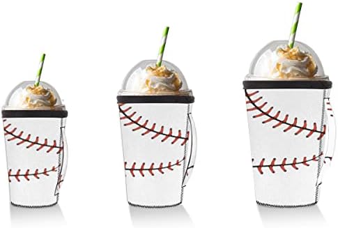 Ledeni kafe rukav sportski otvori za bejzbol učvršćivača za višekratnu čašu sa ručkom Neoprene držač izolatora