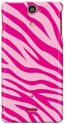 Druga koža Zebra uzorak ružičasta / za Xperia AX So-01e / Docomo DSO01E-ABWH-101-B007