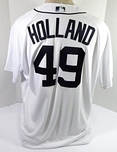 2021 Detroit Tigers Derek Holland 49 Igra Izdana bijeli dres 50 DP38308 - Igra Polovni MLB dresovi