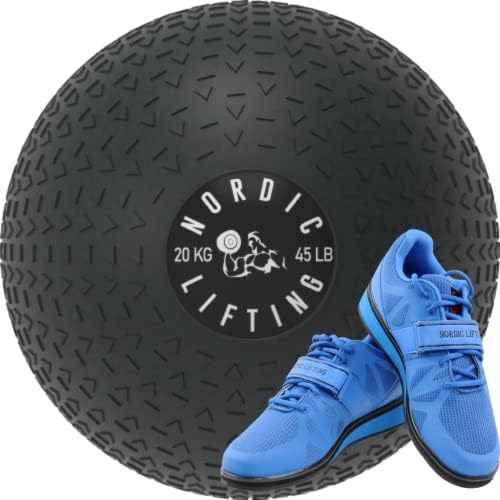 Nordic Lifting Slam Ball 45 lb paket sa cipelama Megin veličine 8.5-plava