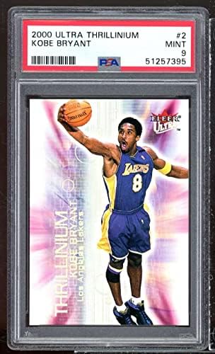 Kobe Bryant Card 2000-01 Ultra trilinijum 2 PSA 9