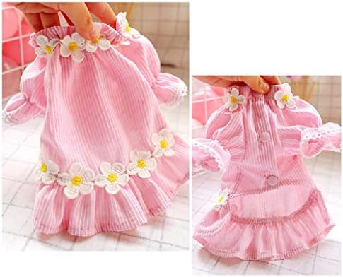 Chongg štenad odjeća cvjetne suknje kućne ljubimce haljine Ljetni dodaci Odjeća