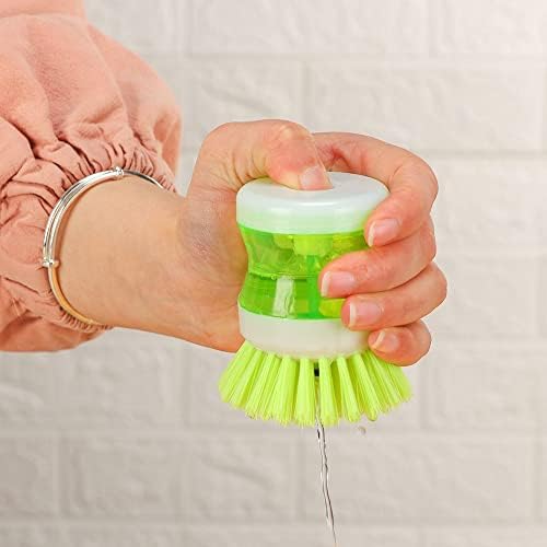 HomeSoGood 1kom četke za čišćenje nasumični dozatori sapuna u boji uklonjiva ručka spužvasti dozator četka