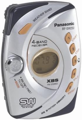 Panasonic RF-SW250S srebrni prijenosni Radio sa slušalicama