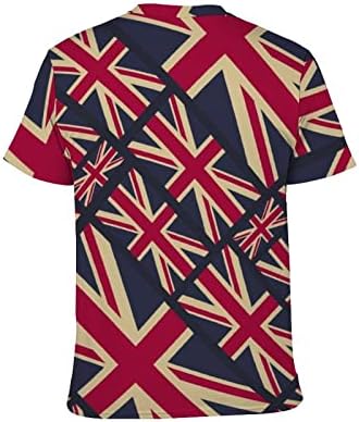 UK Velika Britanija zastave muške Hipsterske Hip-Hop Tees modne ulične odjeće stilski vrhovi Casual Print