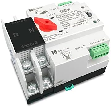 LYKD 1pcs jednofazni Din Rail ATS za PV i Inverter dvostruki električni selektor prekidača 2p 63A 100A 125a