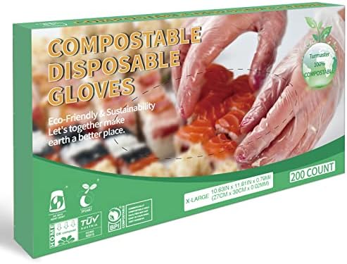 certificirane Kompostabilne rukavice za jednokratnu upotrebu za hranu Prep rukavica biorazgradivi restoran