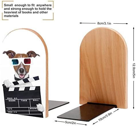 3D naočare za TV filmove mali drveni držači za knjige podržavaju neklizajuće police za teške uslove rada