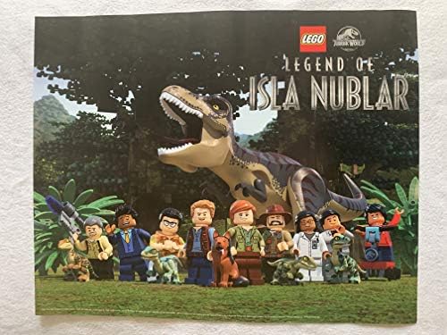 LEGO JURASSIC PARK LEGEND of ISLA NUBLAR-16 X20 originalni Promo Poster SDCC 2019 ekskluzivno