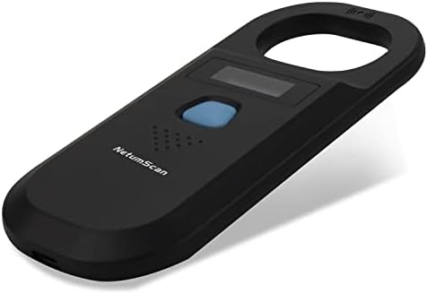 Netimcan PET mikročip čitač skenera, RFID EMID ručni kućni čip ID skener punjivi pohranjivanje podataka