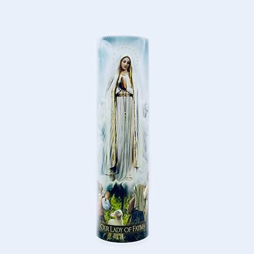 The Saints Collection Gospa od Fatime flameless LED Prayer and Devotional Candle