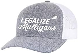 Trenz Shirt Company Funny Golf Legalize Mulligans muške vezene mrežaste leđa kamiondžija šešir