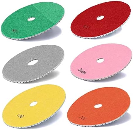Flap diskovi 6 inčni dijamantski poliranje pad 50-3000 grit mokro suhi brusni disk Dijamantni poliranje