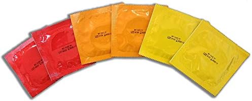 Moja. Veličina Condoms Probni paket srednje veličine - 6 kondoma ukupno, 2 svake veličine: 53, 57, 60mm-veganski