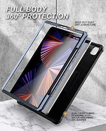 Zaštitna futrola za zaštitu tableta Kompatibilna sa iPad Pro 5. generacijom 12,9 inča -Heavy dužnosti Čvrstoća
