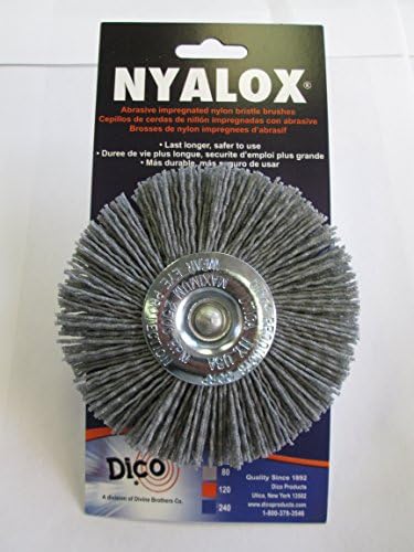 DICO 541-772-4 Nyalox četka za kotač 4-inča siva 80 grit