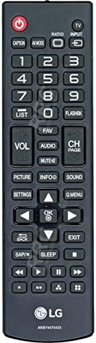 LG Electronics AKB74475433 TV Remote Control for 42LX330C, 42LX530S, 43LX310C, 49LX310C, 49LX341C, 49LX540S,