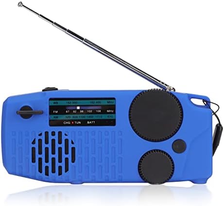 Prijenosni Radio za hitne slučajeve, ručni radilica NOAAAMFM Radio, LED baterijska lampa, Power Bank punjač