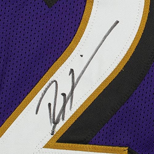 Ray Lewis potpisao fudbalski dres Purple Pro Style Bas
