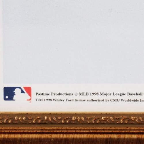 Joe Dimaggio potpisan zaslon za ispis Yankees Legends Ron Lewis - Coa JSA - autogramirana MLB Art