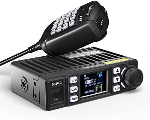 Radioddity Db20-g Mini mobilni Radio 20w GMRS repetitor sposoban sa eksternim zvučnikom za mobilni Radio