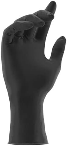Teške crne jednokratne nitrilne rukavice, 6mil, Stauffer Sense6x, bez lateksa, 12 Extra Long, Tough & amp;