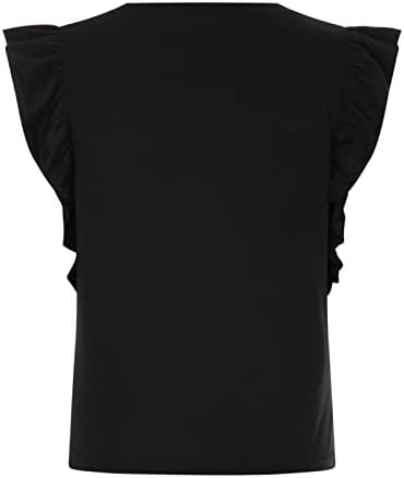 Charella Ladies Crewneck T Shirts Lounge Bluze Shirt Kratki Rukav Ruffle Plain Ljetne Jesenske Majice 2023