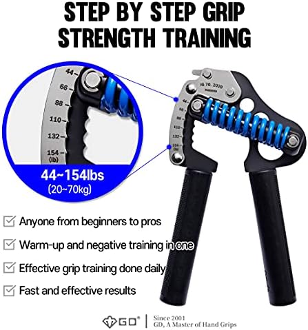 GD Iron Grip 70 rukohvat za ojačavanje ruku i podlaktice trener snage ruku Strengthner