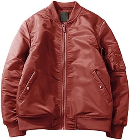 Maiyifu-GJ muške jakna za let proljeće casual softshell bomber kaput odvojena odjeća Vintage Full-Zip Vojni