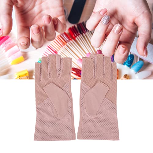 Dioche Anti UV rukavice za Gel lampe za nokte rukavice za manikir UV zaštita rastezljive prozračne pamučne