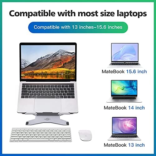 Kabcon laptop postolje, ergonomski pogled na visinu Podesiva stalak za notebook, nosač računara za prijenos