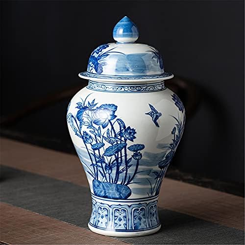 Namazi keramičke staklenke, čaj teglica, kinista Skladila, đumbir jars plavi i bijeli porculanski vazni
