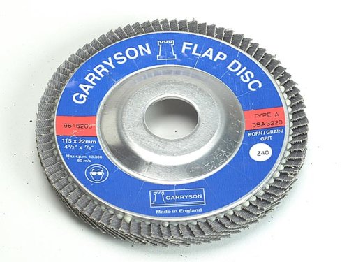 Garryson DIY cirkonijumski zaklop diskova 115mm x 22mm - 80 grit Fino