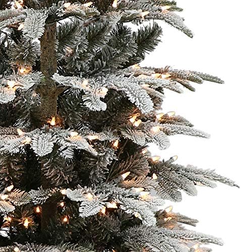 Puleo International 4,5 stopa prettentirani božićno stablo od aspenskog jela sa 250 UL-na popisanim jasnim